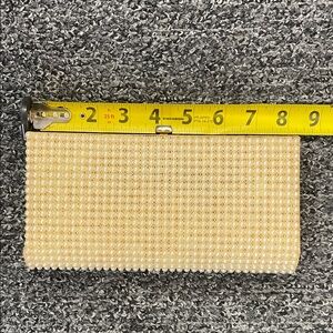 Vintage Pearl Beaded Clutch JR Gold Frame Evening Bag 1950s 1960s